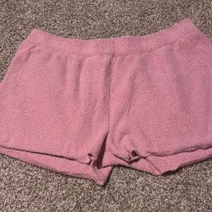 Ekouaer pink fluffy shorts (XXL) - EUC!